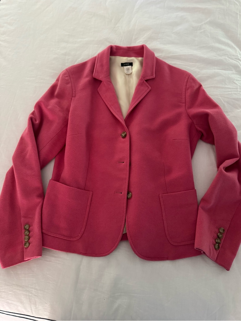 J. Crew Rose Pink Tailored Blazer